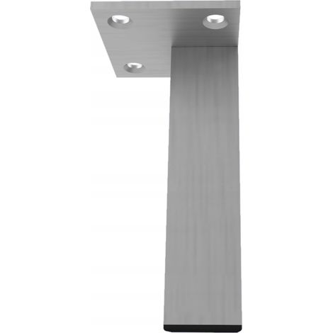 Pata de acero inoxidable para cómoda, armarios, 10 cm de altura. (1/4)