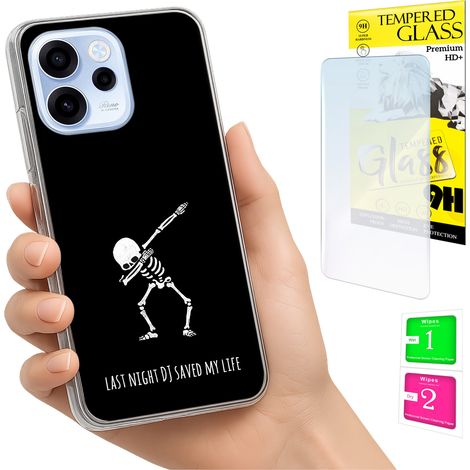 Custodia per Oppo Reno 15F / 15F FS Photo cover Cover posteriore + vetro 9H (1/5)