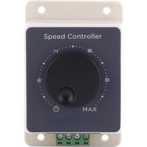 12V contrôleur de vitesse du moteur, DC10-60V 20A modulateur de largeur d'impulsion PWM contrôleur de vitesse du moteur Shell imperméable (1/5)