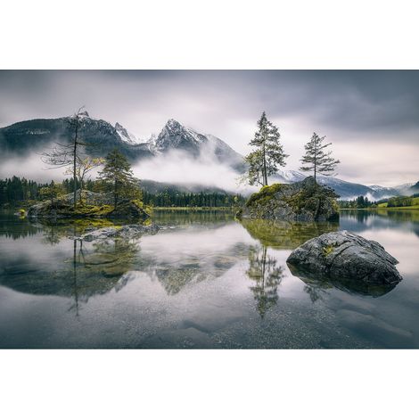 Poster Thème Forest Lake - 360 x 270 cm (1/3)