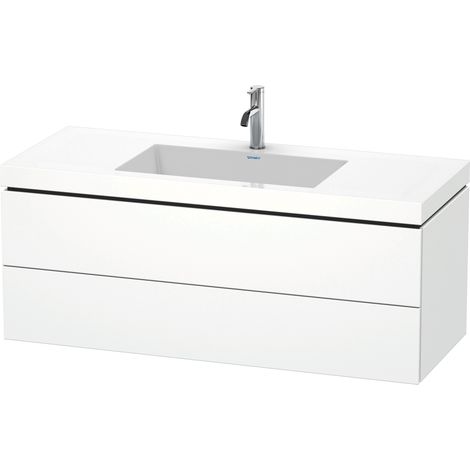 Sottobanco per lavabo L-CUBE con WT Vero Air 500x1200x480mm 1 HL we sma