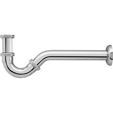ASW Bidet tuyau 100214 2000 2000 /4" x 32 mm, laiton, rosace Ø 65 mm, chromé (1/2)
