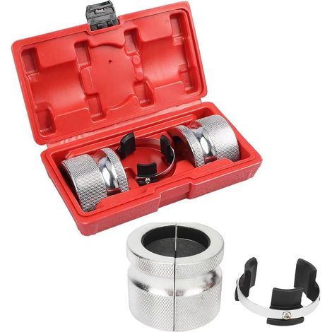 Verstellbares Werkzeug zum Einsetzen von Gabelsimmerringen – 39 bis 50 mm – Kohlenstoffstahl. Mit Kunststoffkoffer. Für Motorräder. (1/5)