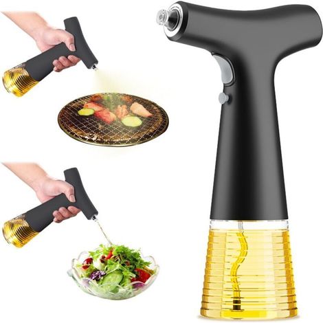 Pulvérisateur d'huile électrique, pulvérisateur d'huile d'olive rechargeable, vaporisateur d'huile portable, seringue d'huile d'olive, aide de cuisine