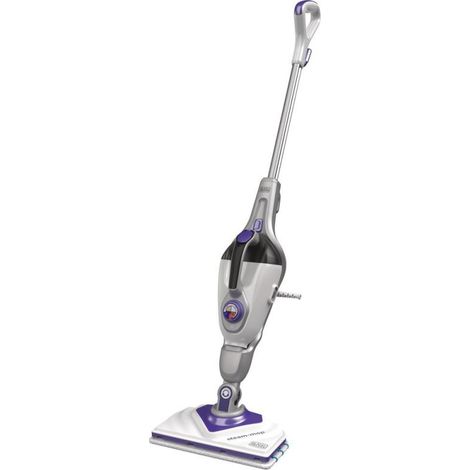 Black & Decker BHSM1615DSM Dampfreiniger Aufrechter Dampfreiniger 0,5 l 1600 W Violett, Weiß