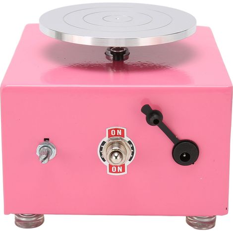 Mini plateau tournant en céramique, vitesse réglable, mini plateau tournant électrique pour loisirs créatifs en céramique, 100-240V, prise standard australienne. (1/5)