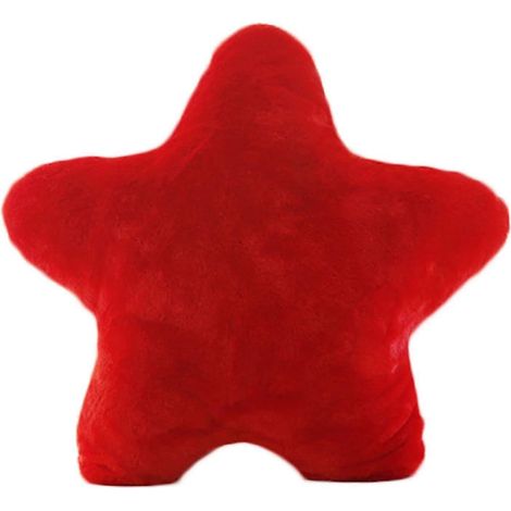 Coussin étoile en peluche rouge, coussin étoile en peluche, jouet mignon pour enfants, 40 cm (1/5)