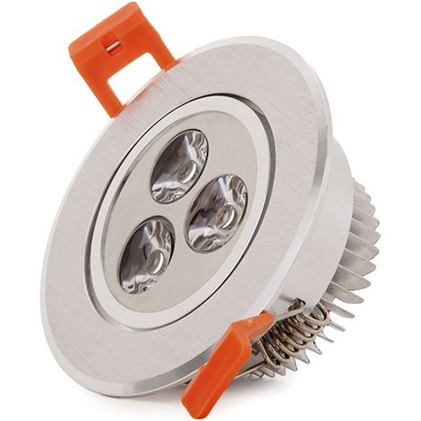 Riflettore Downlight LED 3W 300Lm 6000ºK Circolare 40.000H [HO-LEDDOWN-3W-CW] (1/5)