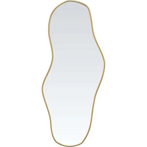 Miroir mural doré, 60 x 25 cm (1/5)