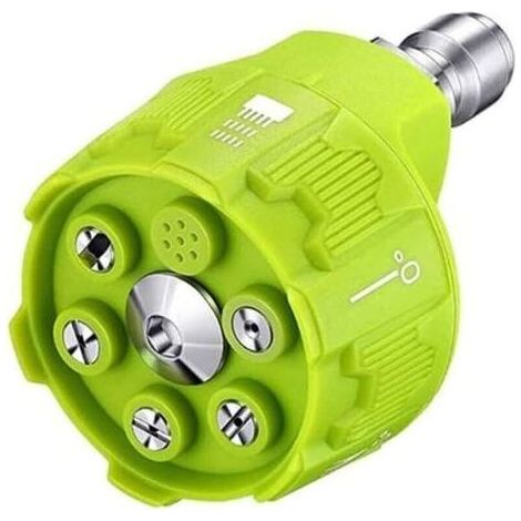 Buse Haute Pression - 3000 Psi - 6 Modes De Pulvérisation - Pour Nettoyeur Haute Pression - 1 Unité (1/5)