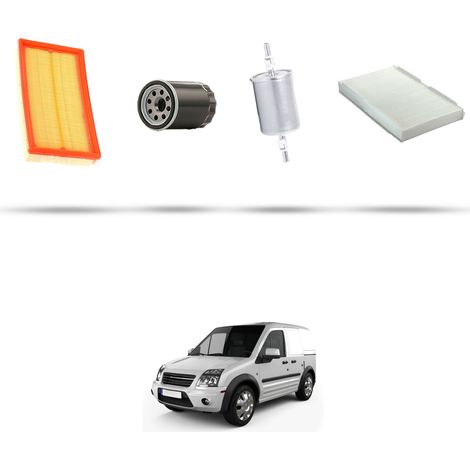 Kit tagliando 4 filtri compatibile con Ford Transit Connect 1.8 16V 85kw dal 2002 al 2013 (1/5)