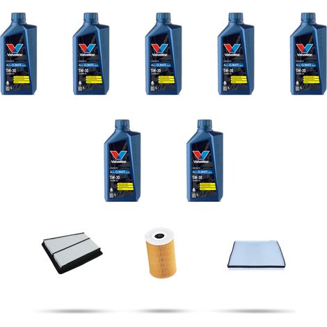 Kit tagliando 3 FILTRI e 7L OLIO compatibile con Hyundai Equus 4.6 v8 269kw dal 2009 (1/5)