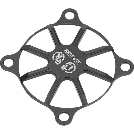 Housse de refroidissement en alliage d'aluminium pour moteur de voiture RC, noir (1/5)