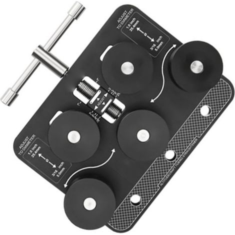Redresseur de tuyaux pour conduites de frein et carburant, outil de redressage pour tubes 3/16 à 1 pouce (1/5)