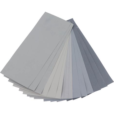 15-teiliges Schleifpapier-Set, Körnung 2000, 3000, 5000, 7000, 10000, Siliziumkarbid-Schleifpapier-Sortiment für Kfz-Bastelarbeiten (1/5)