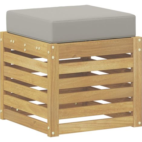 Maison Exclusive - Outdoor Hocker Bank Weiß 43 x 43 x 45 cm Massi