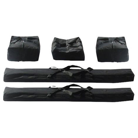 PROFIZELT24 Taschenset -Taschen Zelt- Gestängetaschen 3 m für PREMIUM Zelte für Pavillon Partyzelt - 5 Stück Tragetaschen Transporttaschen