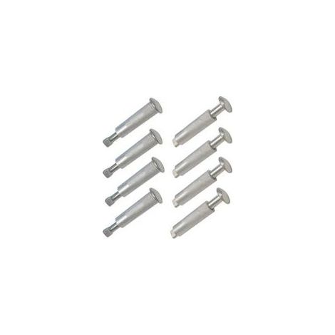 Piton Bache Piscine 10pcs Piton Escamotable pour Bache Piscine Piton Douille Retractable Piscine Pitons Douilles Escamotables en INOX 16 x 65 mm (10) (1/5)