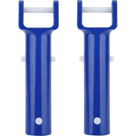 2pcs Suction Head Handle Pool Vacuum Accessories V Clip Brush Head Handle Pool Cleaning Accessories (1/5)