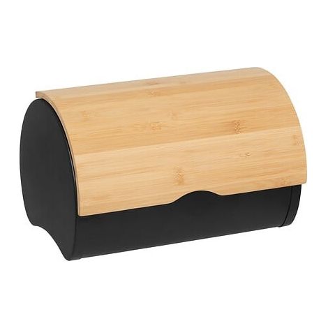Brotkasten blackbamboo aus metall und schwarzem bambus - 5five (1/4)