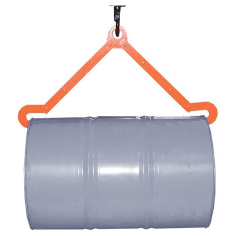 Robuste Fassklammer mit horizontaler Aufnahme – Tragkraft 500 kg – Fässer 210 Liter - LH500
