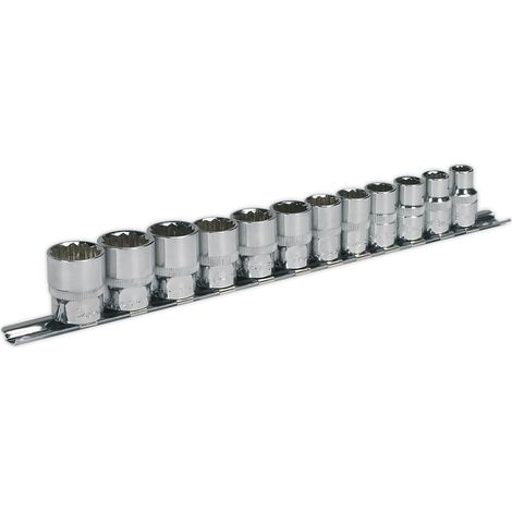 Sealey Premier Socket Set 3/8""Sq Drive 12-point 12pc AK2682 (1/2)