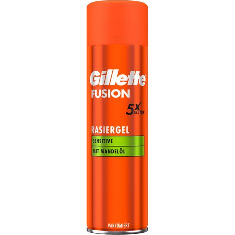 Gillette Fusion5 Sensitive Rasiergel 200ml Rasiergel