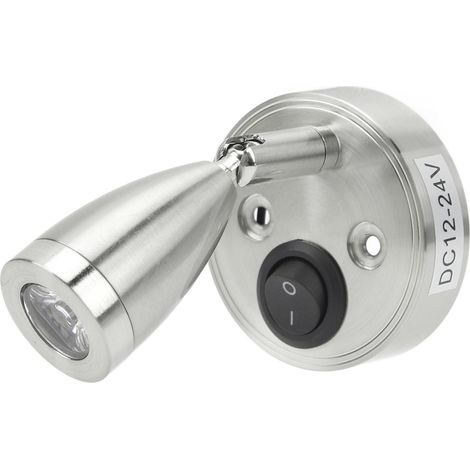 Lampe de lecture LED polie 12V-24V pour camping-car, bateau, camion, remorque, marine, couchette (1/5)