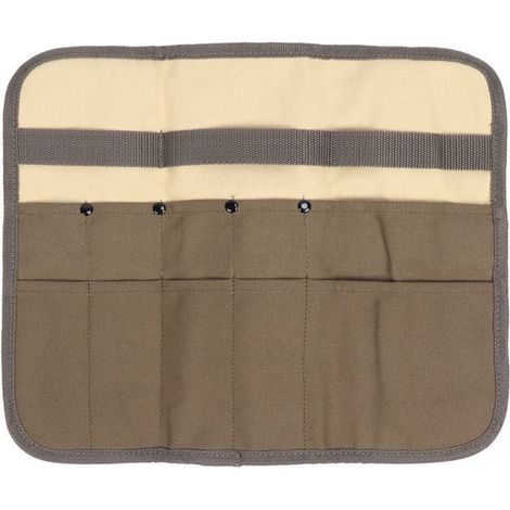Aufbewahrungstasche für Küchenutensilien, tragbare Hänge-Bestecktasche aus Canvas, geeignet für Camping im Freien. (1/4)