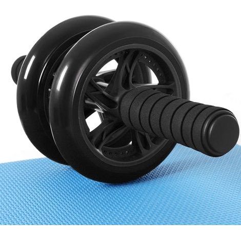 Roues Abdominales, AB Wheel, Antiglisse, Musculation, Entraînement Fitness, Noir (1/5)