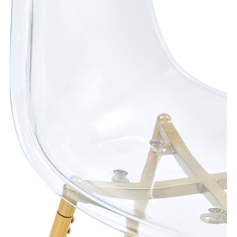 Sgabello da bar, regolabile, 51 x 45 x 102 cm, oro (1/5)
