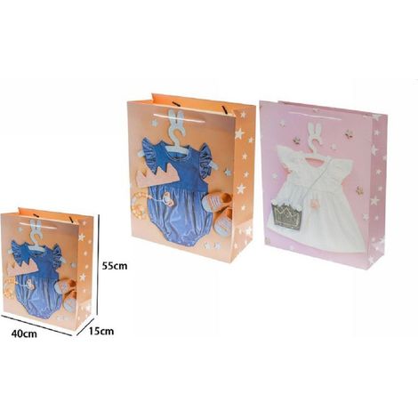 Enveloppe Enveloppe Sac Cadeau De Naissance Anniversaire Enfant 55x40x15 Cm 69976 2 Modèles