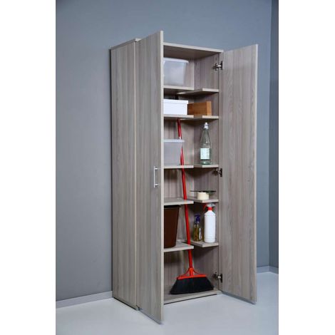 Kimono Armadio Portascope 6 Vani 18mm Olmo - Multiuso 1771x723x360 mm
