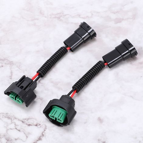 2 H11-Sockeladapter, Lampenstecker, Stecker, Buchse, Kabelbaumhalter, Scheinwerferstecker (1/5)