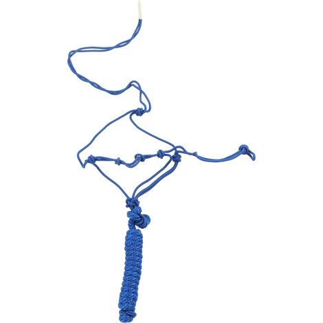 Licol en corde pour cheval, réglable et confortable, en nylon avec nœuds, accessoires pour harnais. (1/5)