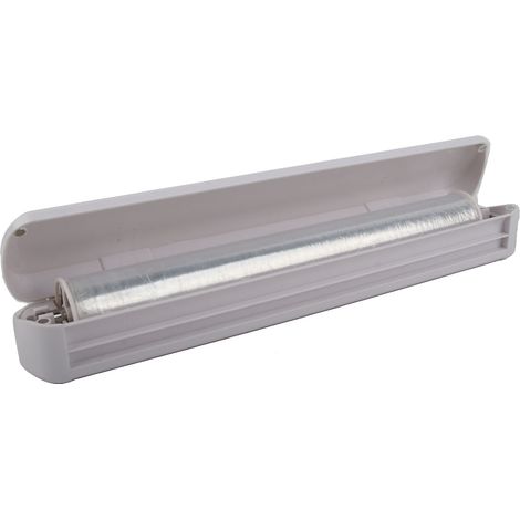 Organisateur de film plastique, coupe-film plastique à ventouse, boîte de découpe de film plastique, boîte de rangement ajustable (1/5)