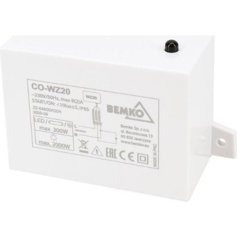 Capteur de Lumière Photoélectrique IP54 300W max - SILAMP