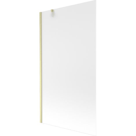Mexen Next Badewannenfalttür 1-flügelig 100 x 150 cm, matt, gebürstetes Gold - 895-100-000-00-30-55 (1/5)