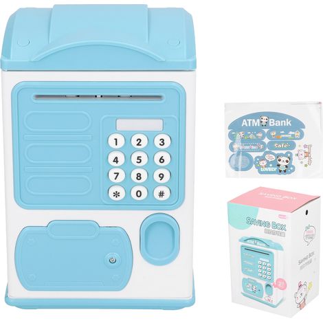 Tirelire Électronique Enfant avec Défilement Automatique des Billets - Boîte à Économies pour Pièces et Argent en Plastique (1/5)