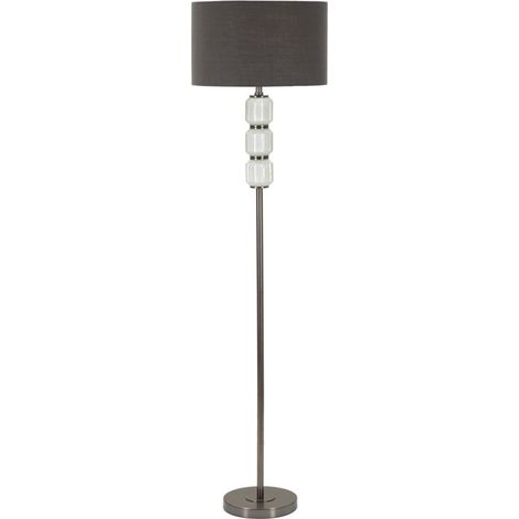 Lampada da terra in vetro bianco, Ø42,5x164 cm – Bright One (1/5)