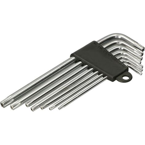 KOTARBAU Jeu de 7 clés coudées pour vis Torx T10-T40 en acier au chrome vanadium (1/5)