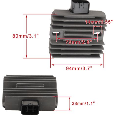 The voltage regulator rectifier is suitable for Dr650s 1990-1991 32800-33C01 32800-30B01 (1/4)