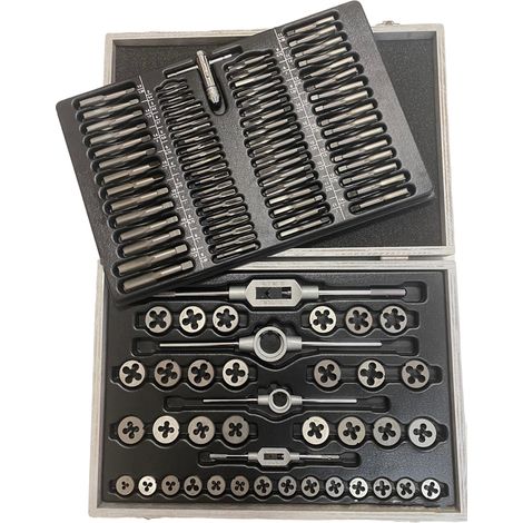 FILIERA MANUALE SET MASCHI E FILIERE 110pz FILETTATURA TIPO FIAT M2-18 (1/2)