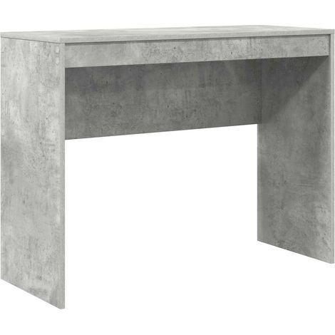 Maison Exclusive - Schreibtisch Beton Grau 100 x 40 x 76 cm