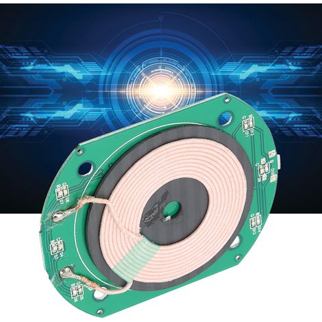 Module de Charge Sans Fil Qi 5W, Carte PCBA avec Bobine et Port Micro USB pour Charge Rapide (1/5)