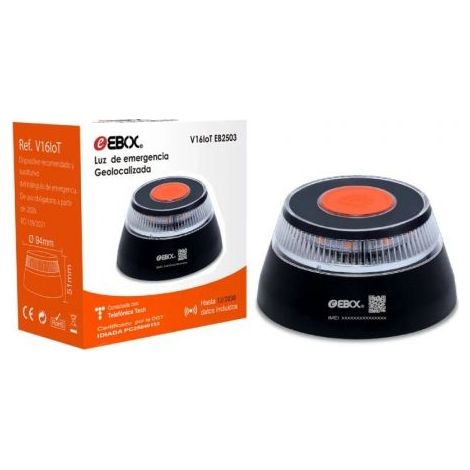 LED DE EMERGENCIA V16 GEOLOCALIZADA HOMOLOGADA DATOS HASTA 12/2038