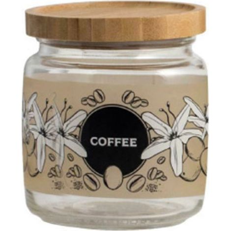 Bormioli Rocco Barattolo Giara 0.75 Litri Bamboo Coffee