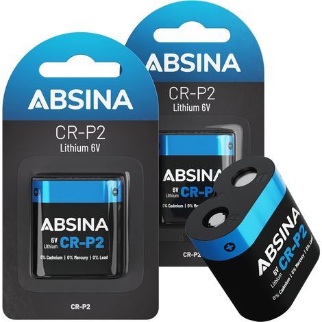 Pile CRP2 Lithium 6V - CR P2 pour Distributeur, Appareil (1/5)