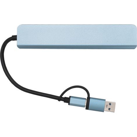 Hub USB, Adaptateurs USB pour Plusieurs Appareils C Hub 3.0 2.0 Type C Fast Data Transfert avec Carte de Carte 8 dans 1 Multi-Port Adaptateur pour la Tablette Téléphonique (1/5)