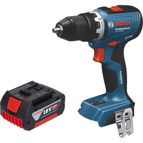 Bosch GSB 18V-65 Professional Perceuse-visseuse à percussion sans fil 18 V 65 Nm Brushless + 1x batterie 5,0 Ah - sans chargeur